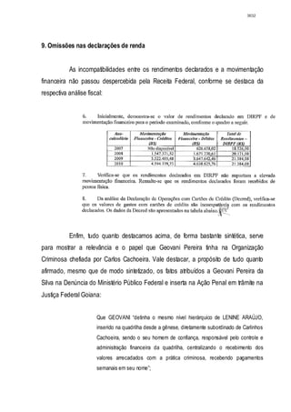 Relatório CPMI do Cachoeira parte 2