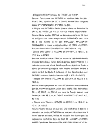 Relatório CPMI do Cachoeira parte 2