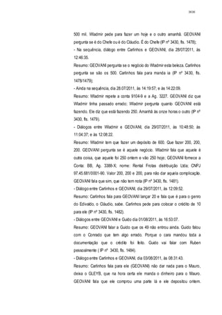 Relatório CPMI do Cachoeira parte 2