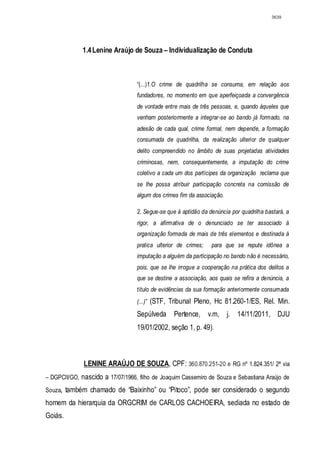 Relatório CPMI do Cachoeira parte 2