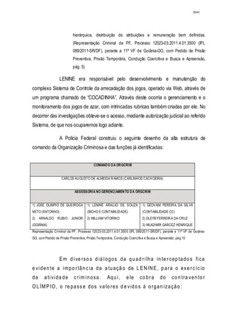 Relatório CPMI do Cachoeira parte 2