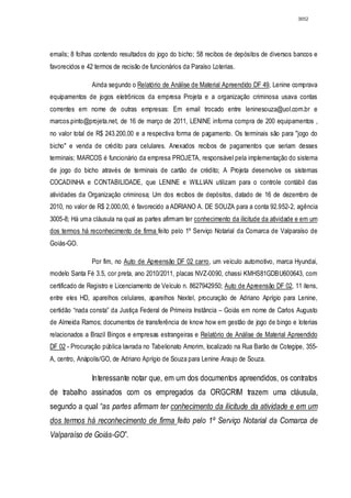 Relatório CPMI do Cachoeira parte 2