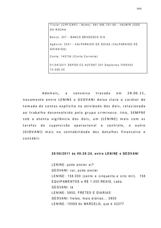 Relatório CPMI do Cachoeira parte 2