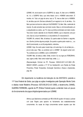 Relatório CPMI do Cachoeira parte 2