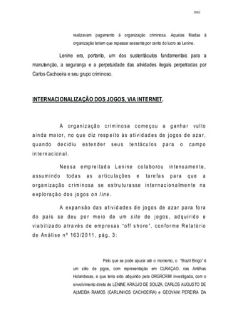 Relatório CPMI do Cachoeira parte 2