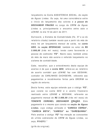 Relatório CPMI do Cachoeira parte 2