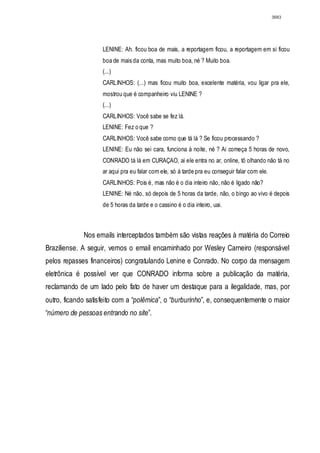 Relatório CPMI do Cachoeira parte 2