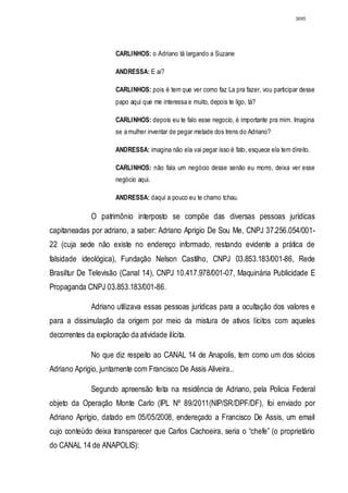 Relatório CPMI do Cachoeira parte 2