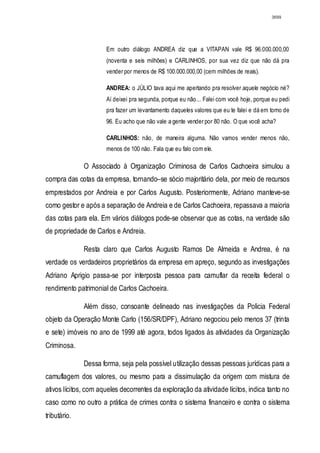 Relatório CPMI do Cachoeira parte 2