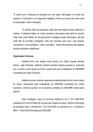 Relatório CPMI do Cachoeira parte 2