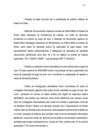 Relatório CPMI do Cachoeira parte 2