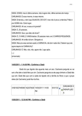 Relatório CPMI do Cachoeira parte 2