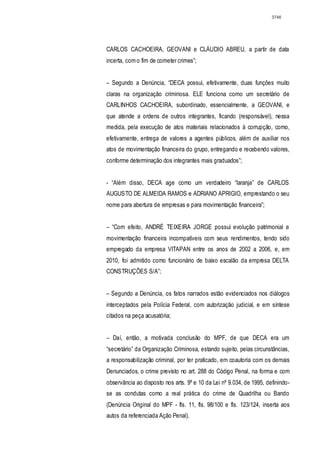 Relatório CPMI do Cachoeira parte 2