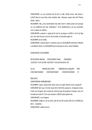 Relatório CPMI do Cachoeira parte 2