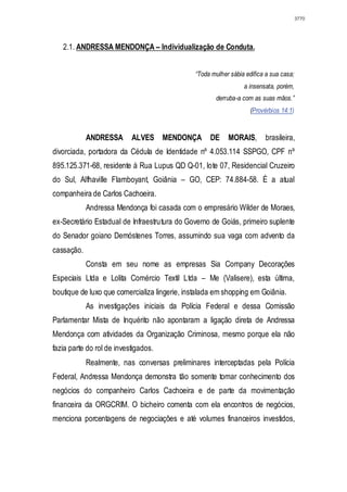 Relatório CPMI do Cachoeira parte 2