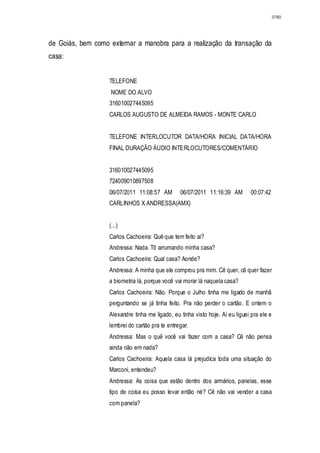 Relatório CPMI do Cachoeira parte 2