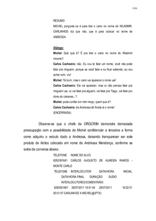 Relatório CPMI do Cachoeira parte 2