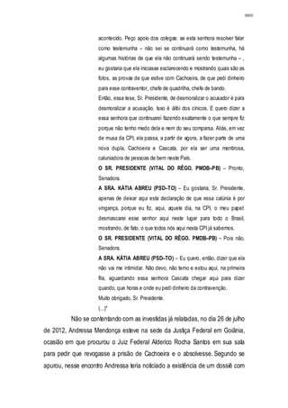 Relatório CPMI do Cachoeira parte 2