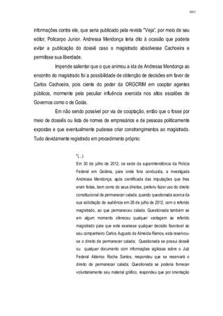 Relatório CPMI do Cachoeira parte 2