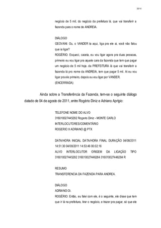 Relatório CPMI do Cachoeira parte 2