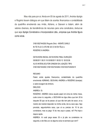 Relatório CPMI do Cachoeira parte 2