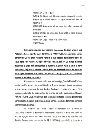 Relatório CPMI do Cachoeira parte 2