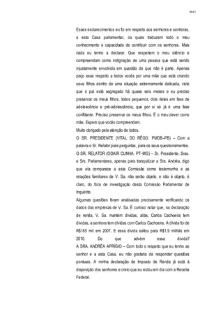 Relatório CPMI do Cachoeira parte 2