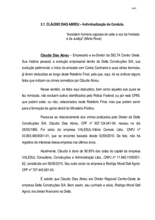 Relatório CPMI do Cachoeira parte 2