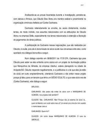 Relatório CPMI do Cachoeira parte 2