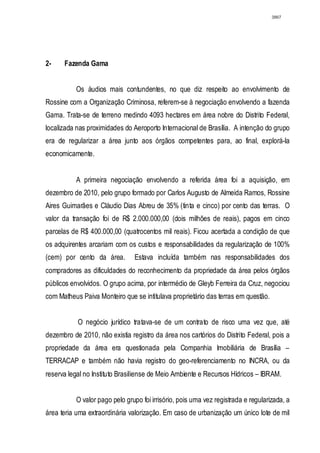 Relatório CPMI do Cachoeira parte 2