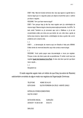 Relatório CPMI do Cachoeira parte 2