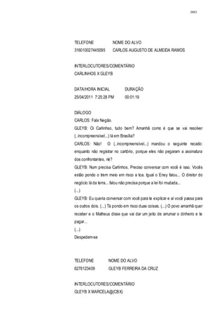 Relatório CPMI do Cachoeira parte 2