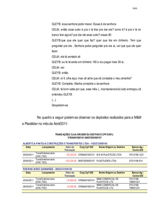 Relatório CPMI do Cachoeira parte 2