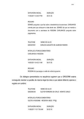 Relatório CPMI do Cachoeira parte 2