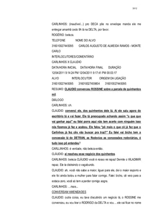 Relatório CPMI do Cachoeira parte 2