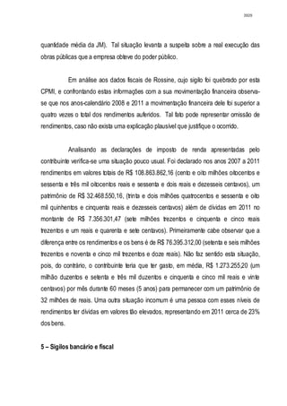 Relatório CPMI do Cachoeira parte 2