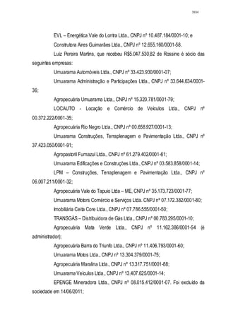 Relatório CPMI do Cachoeira parte 2