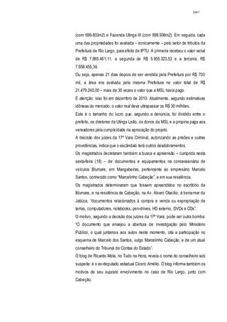 Relatório CPMI do Cachoeira parte 2