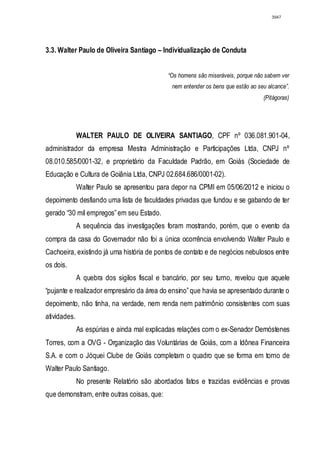 Relatório CPMI do Cachoeira parte 2