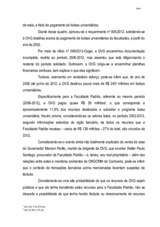 Relatório CPMI do Cachoeira parte 2