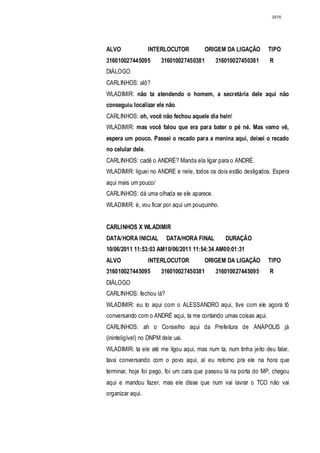 Relatório CPMI do Cachoeira parte 2