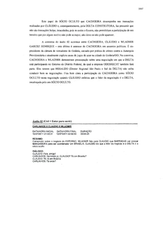 Relatório CPMI do Cachoeira parte 2