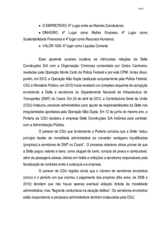 Relatório CPMI do Cachoeira parte 2