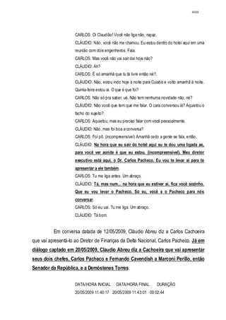Relatório CPMI do Cachoeira parte 2