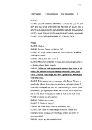 Relatório CPMI do Cachoeira parte 2