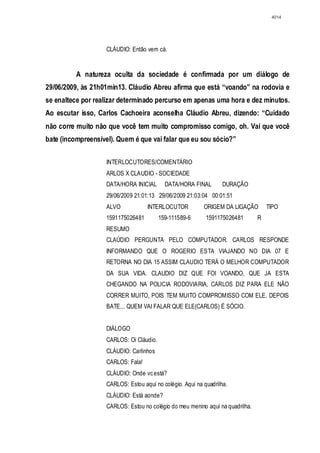 Relatório CPMI do Cachoeira parte 2