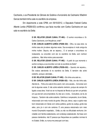 Relatório CPMI do Cachoeira parte 2
