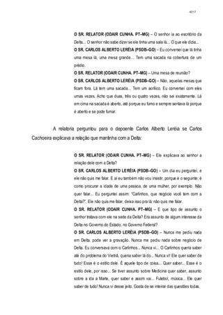 Relatório CPMI do Cachoeira parte 2