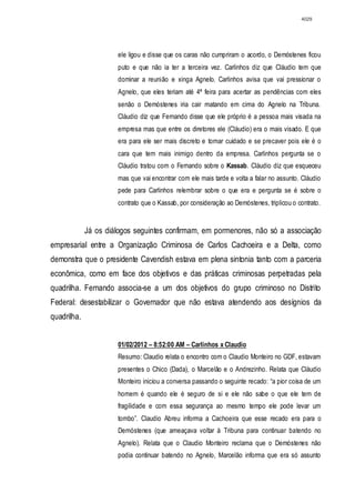 Relatório CPMI do Cachoeira parte 2