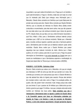 Relatório CPMI do Cachoeira parte 2